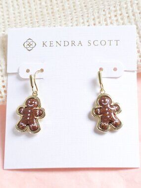 Kendra Scott Gingerbread Drop Earrings Gold